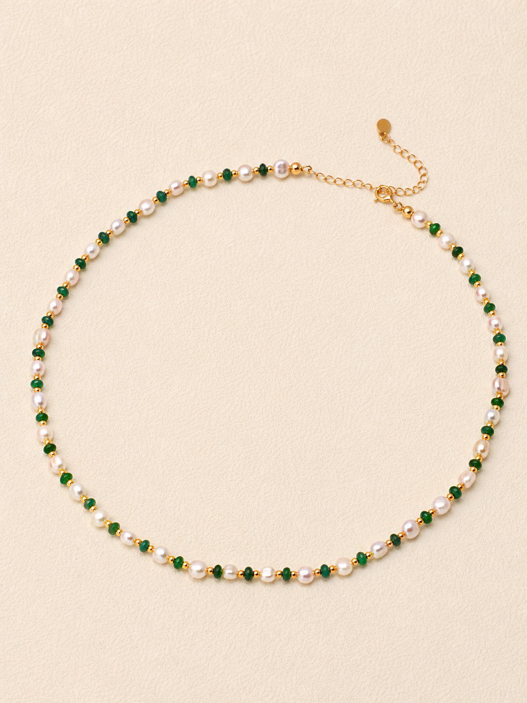 Emerald Pearl Strand Necklace