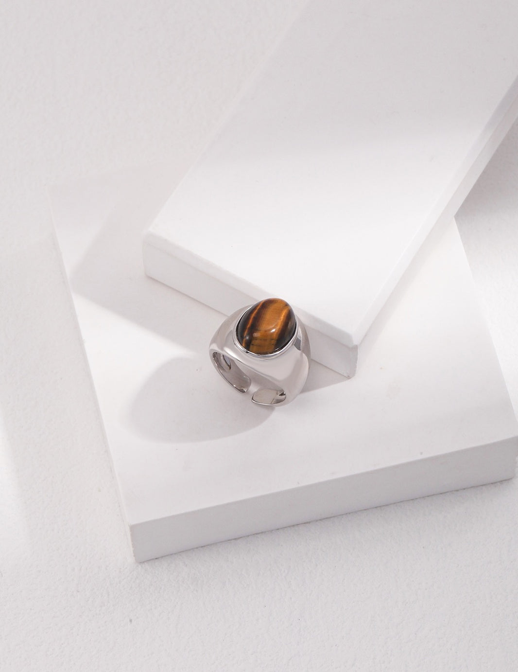 Tiger Eye Dome Ring