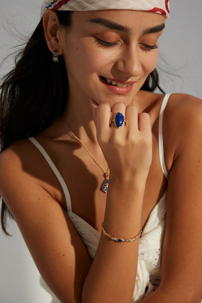 Lapis Aura Ring