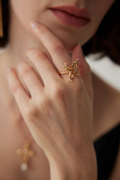 Butterfly Whisper Ring