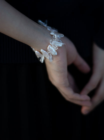 Moonwater Pearl & Crystal Bracelet