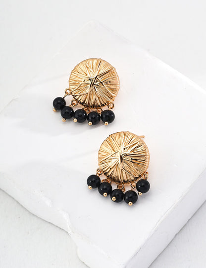 Soleil Noir Drop Earrings