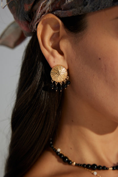 Soleil Noir Drop Earrings