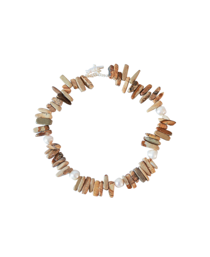 Desert Pearl Stone Choker
