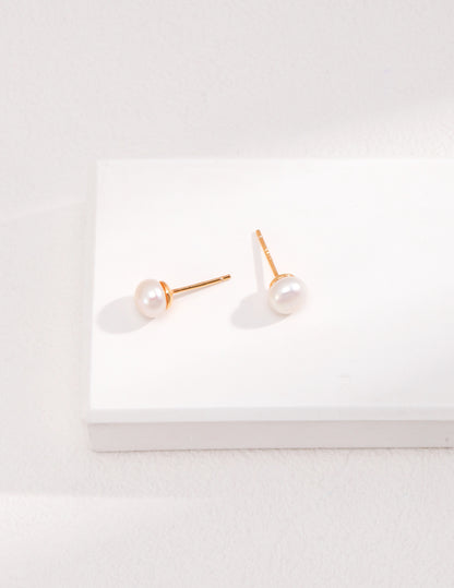 Golden Pearl Tassel Earrings